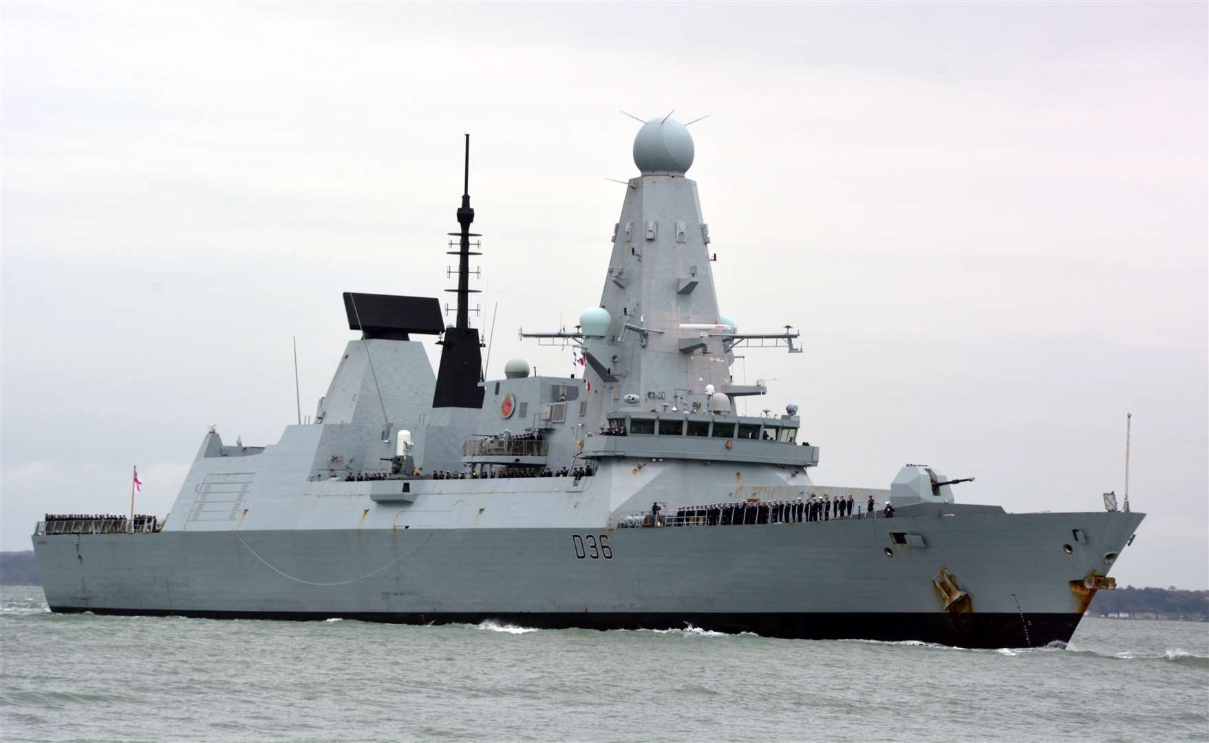 The documents contained details about HMS Defender (Ben Mitchell/PA)