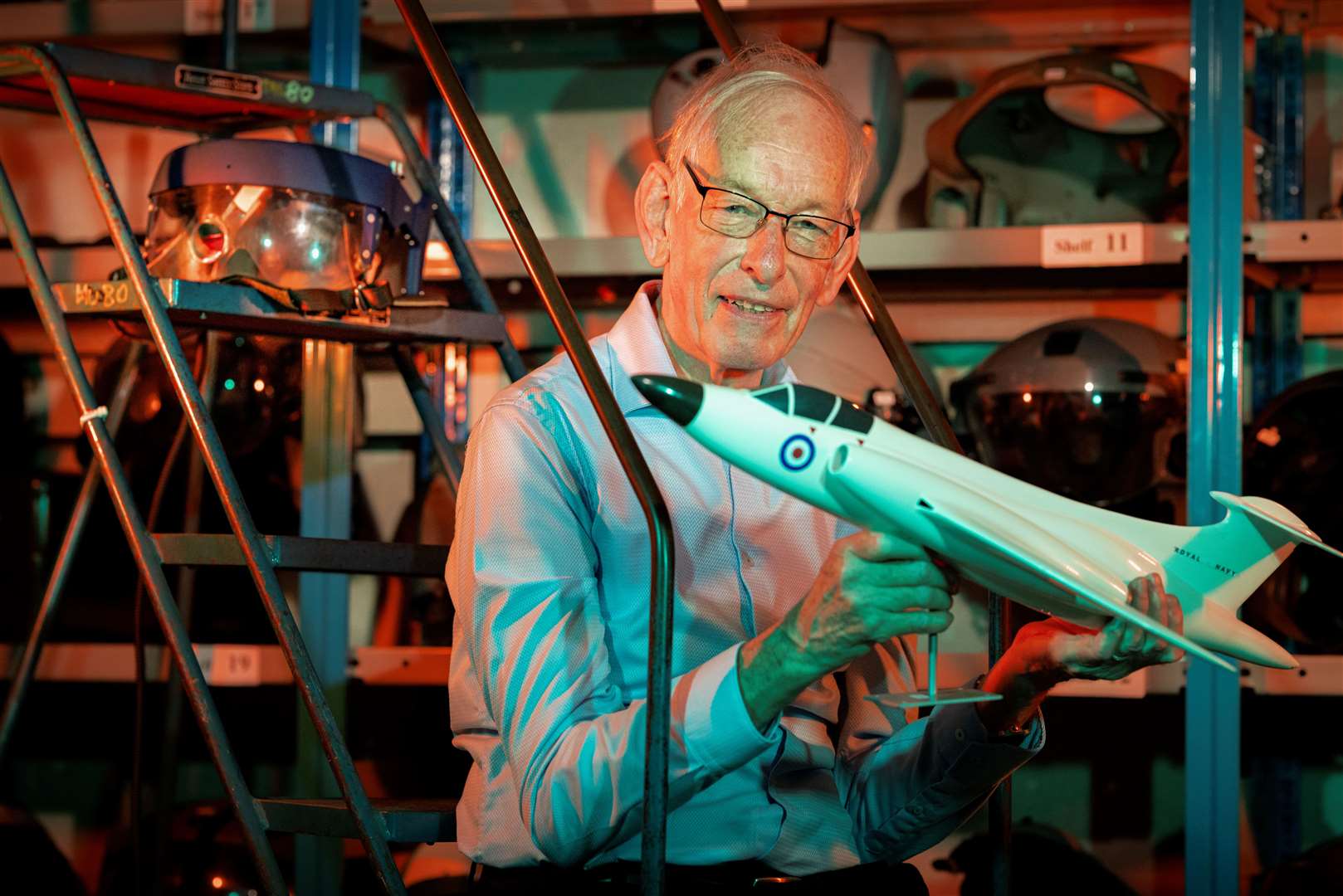 Chris Bartlett, former engineer turned volunteer historian at BAE Systems in Rochester. Picture: Christopher Ison/ BAE Systems