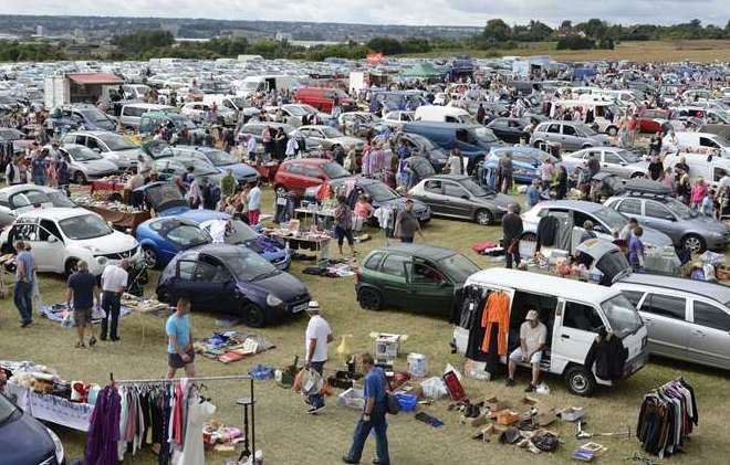 A planning application to increase the number of bootfairs taking place in Southfleet has been recommended for refusal. Photo: Stock image of bootfairs. Martin Apps