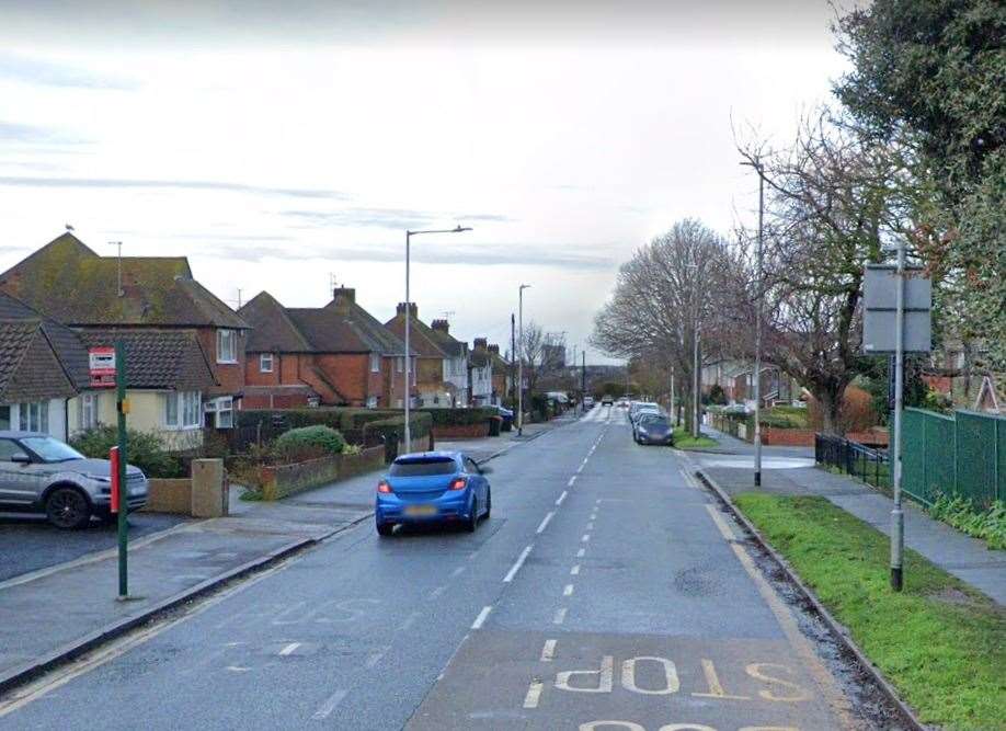 Rennie Ash's Ford Transit van was pulled over in Millmead Road, Margate, by Kent Police officers. Picture: Google Street View