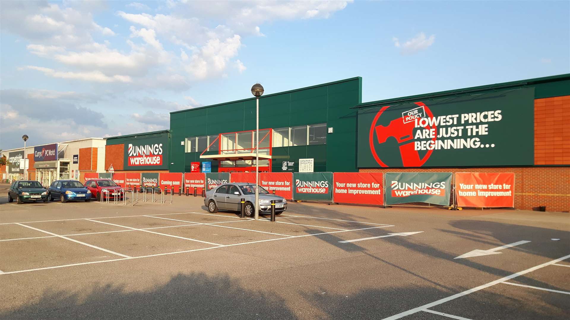 Bunnings in Sittingbourne will change back to Homebase