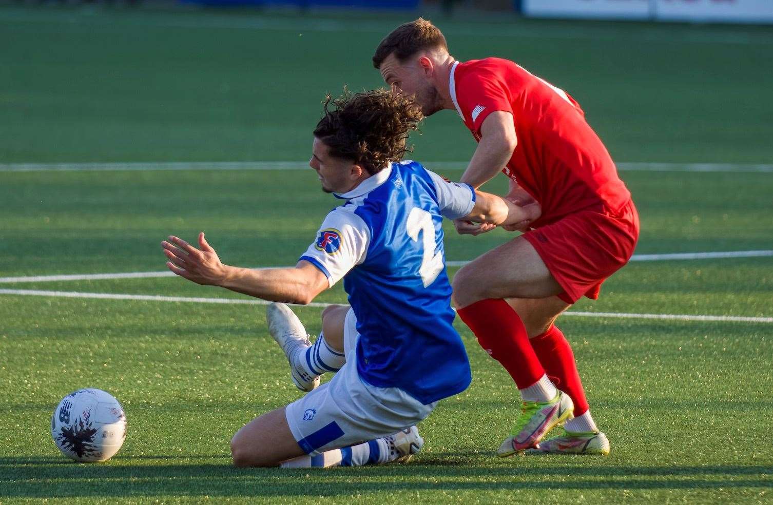 Ebbsfleet in pre-season action against Tonbridge at Longmead last week. Picture: Ed Miller/EUFC