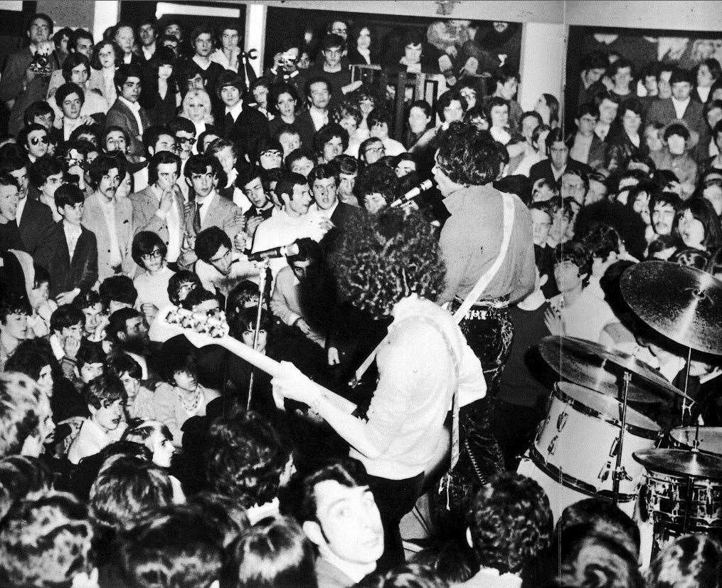 Folkestone resident Noel Redding and Jimi Hendrix in their heyday. Photo: John Sims