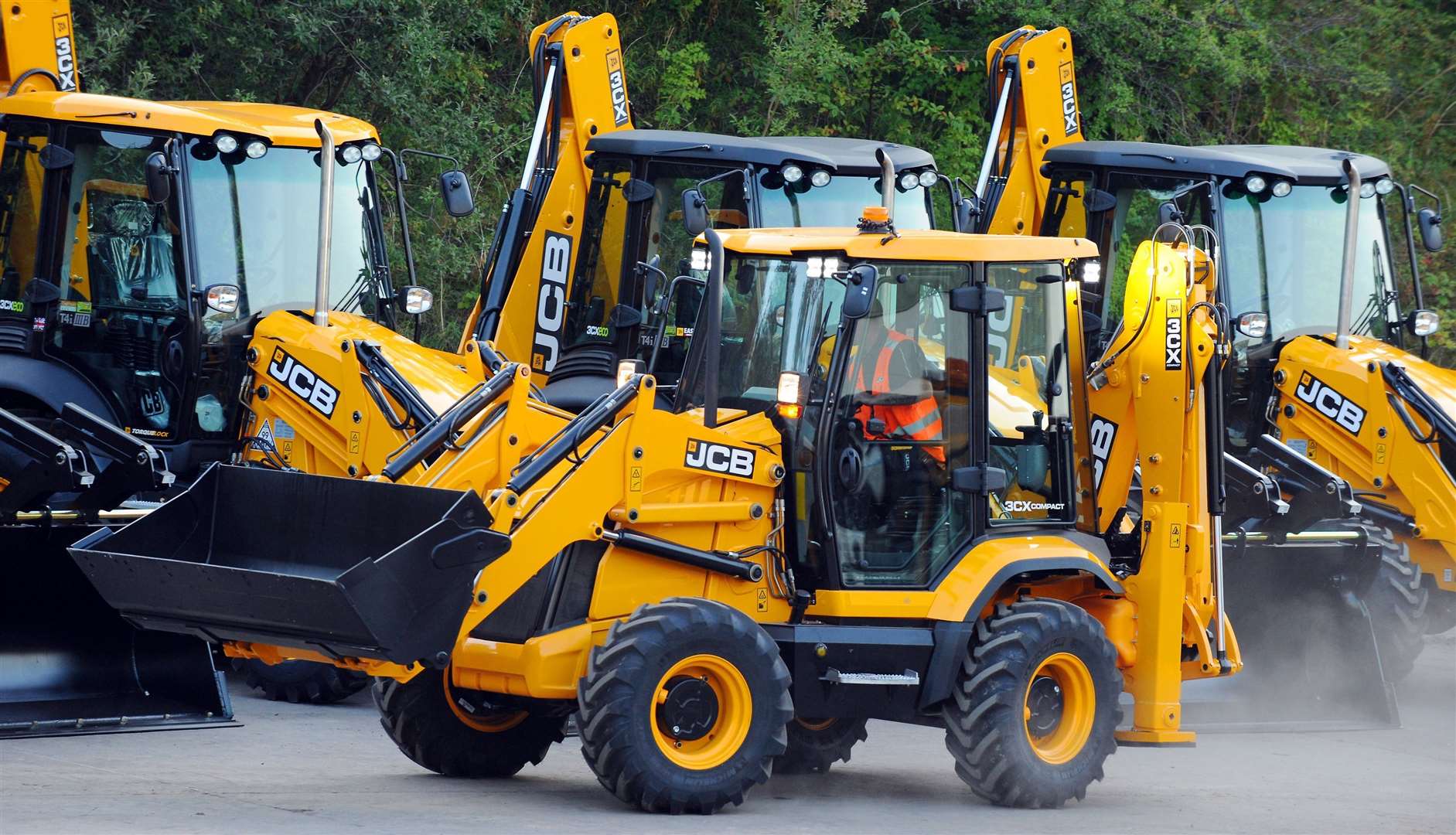 JCB products (Rui Vieira/PA)