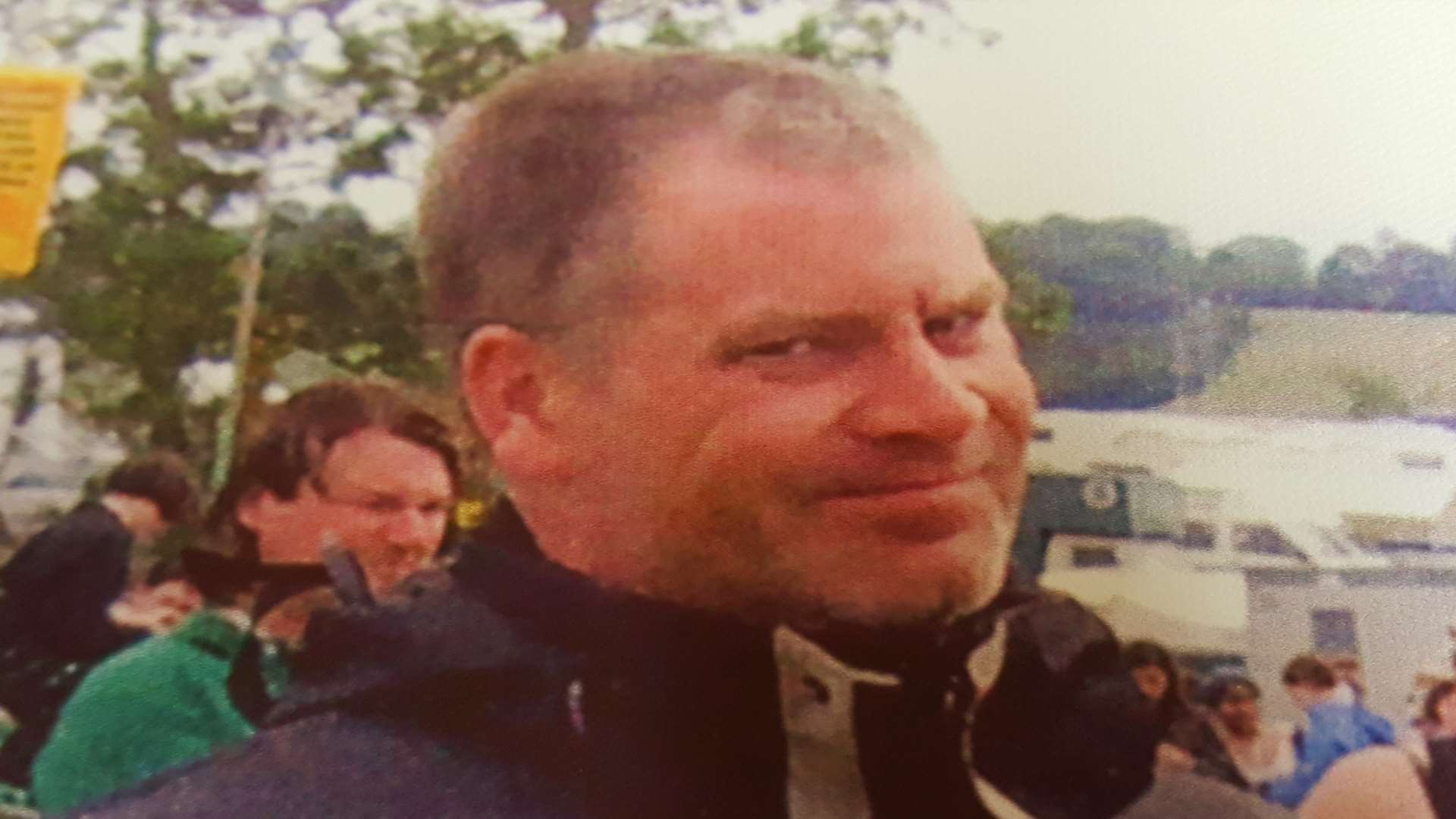 Paul Cosgrave at Glastonbury, where his ashes will be scattered