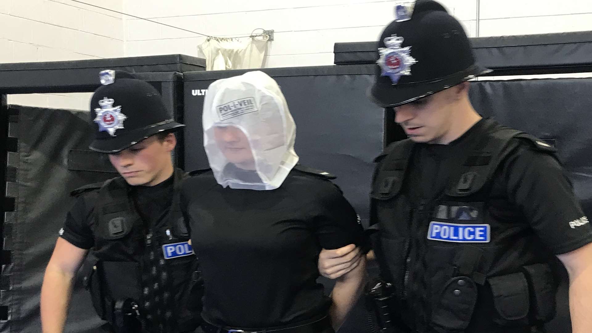 Kent Police Roll Out The Use Of Spit Guards To Officers 