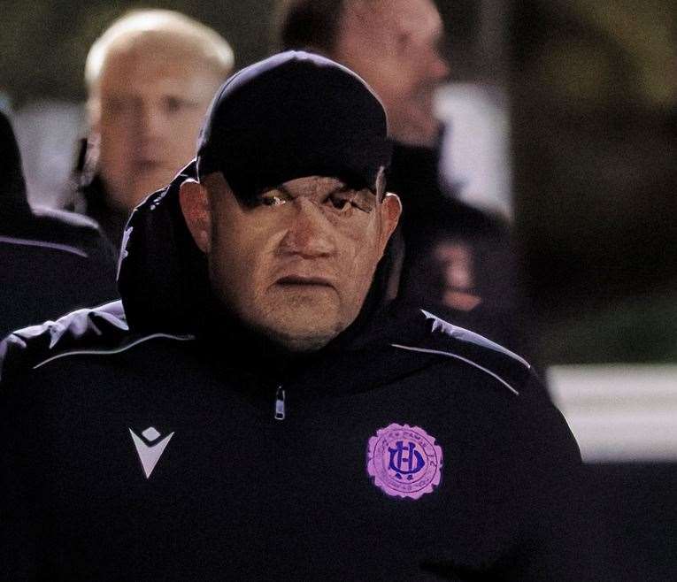 Hakan Hayrettin - his Dulwich Hamlet side host Dover this weekend. Picture: Helen Cooper