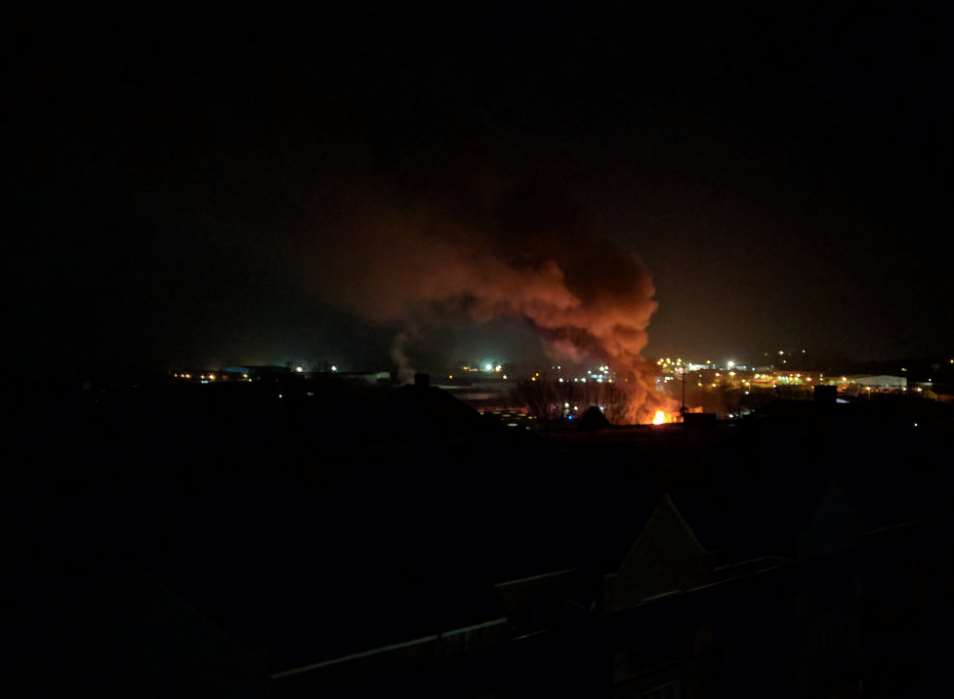 The fire broke out in Morley Road, Tunbridge Wells. Picture: Jenny Lewis