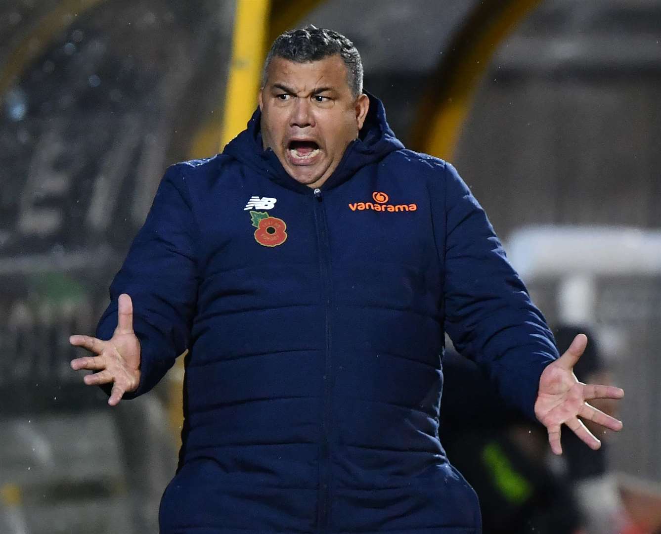 Maidstone United manager Hakan Hayrettin Picture: Keith Gillard