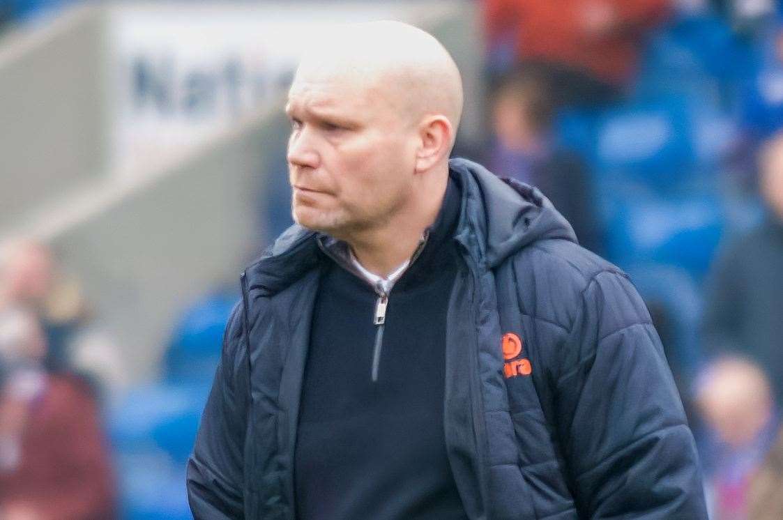 Ebbsfleet manager Danny Searle. Picture: Ed Miller/EUFC