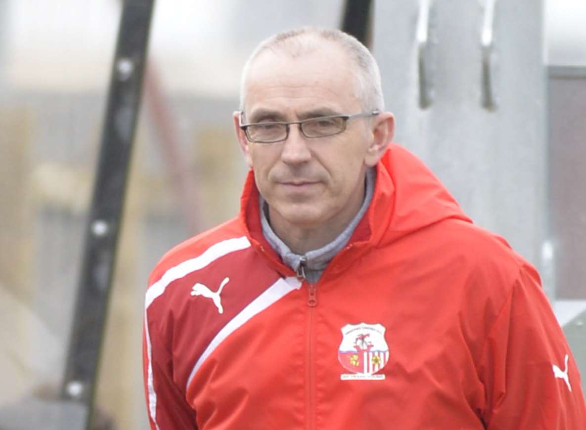 Sheppey United caretaker boss Barry Morgan Picture: Ruth Cuerden