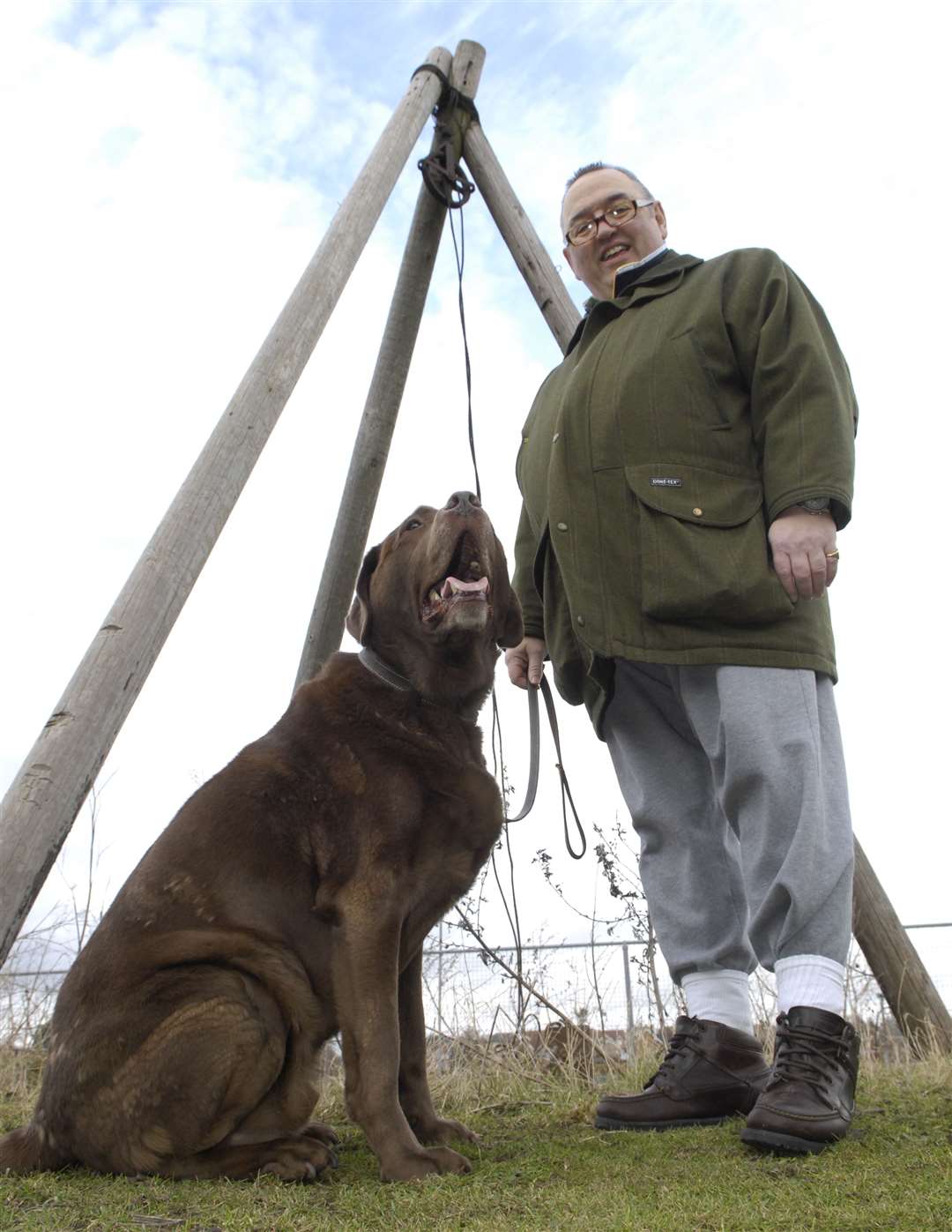 Dog walker John Padwick was left baffled by the piece 10 years ago