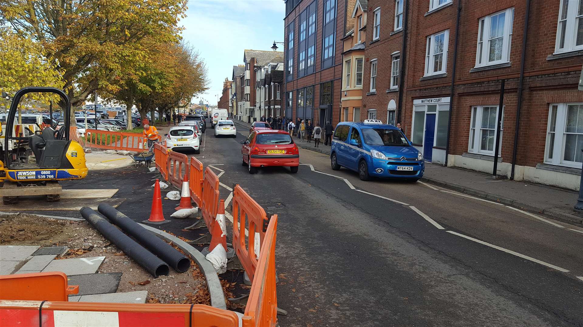 Station Road West will be closed for almost nine weeks