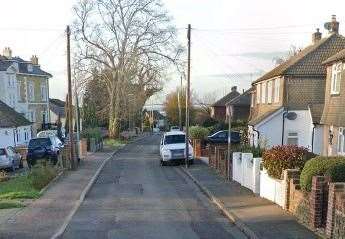 Investigations started after police pulled over a vehicle in Mounts Road, Greenhithe. Picture: Google Street View