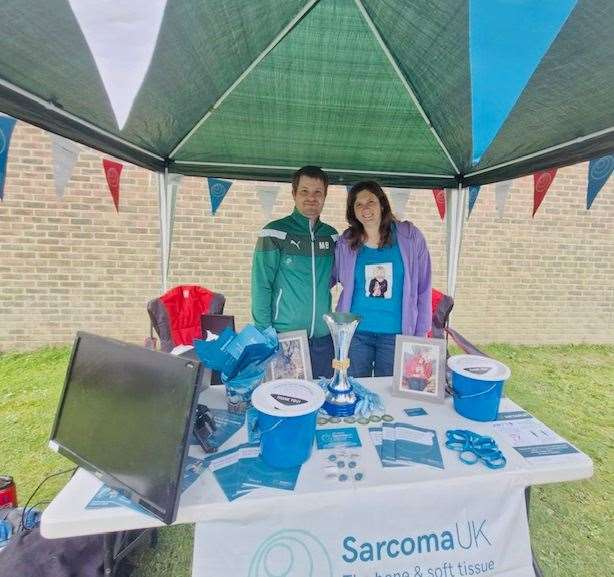 Mike and Jennie have been raising money for Sarcoma UK