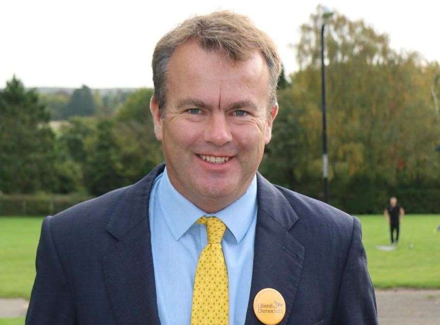 KCC councillor and the Lib Dems’ candidate for the Sevenoaks at the general election, Richard Streatfeild, spoke about taking on the Conservative’s Laura Trott