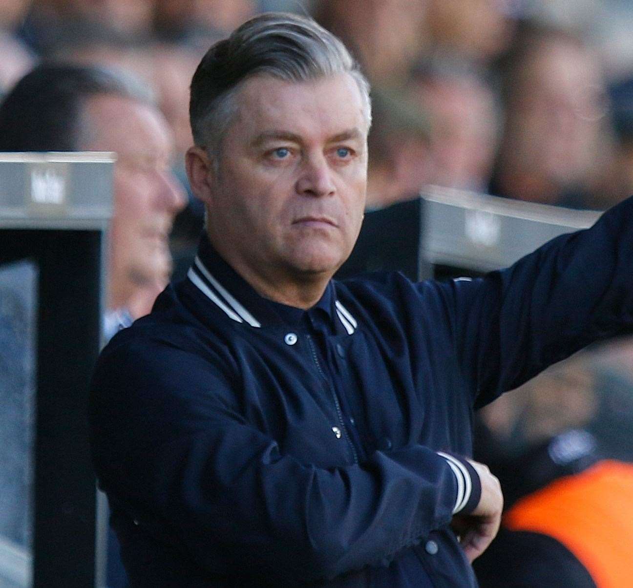 Dartford manager Steve King is keeping the players' feet on the ground Picture: Andy Jones