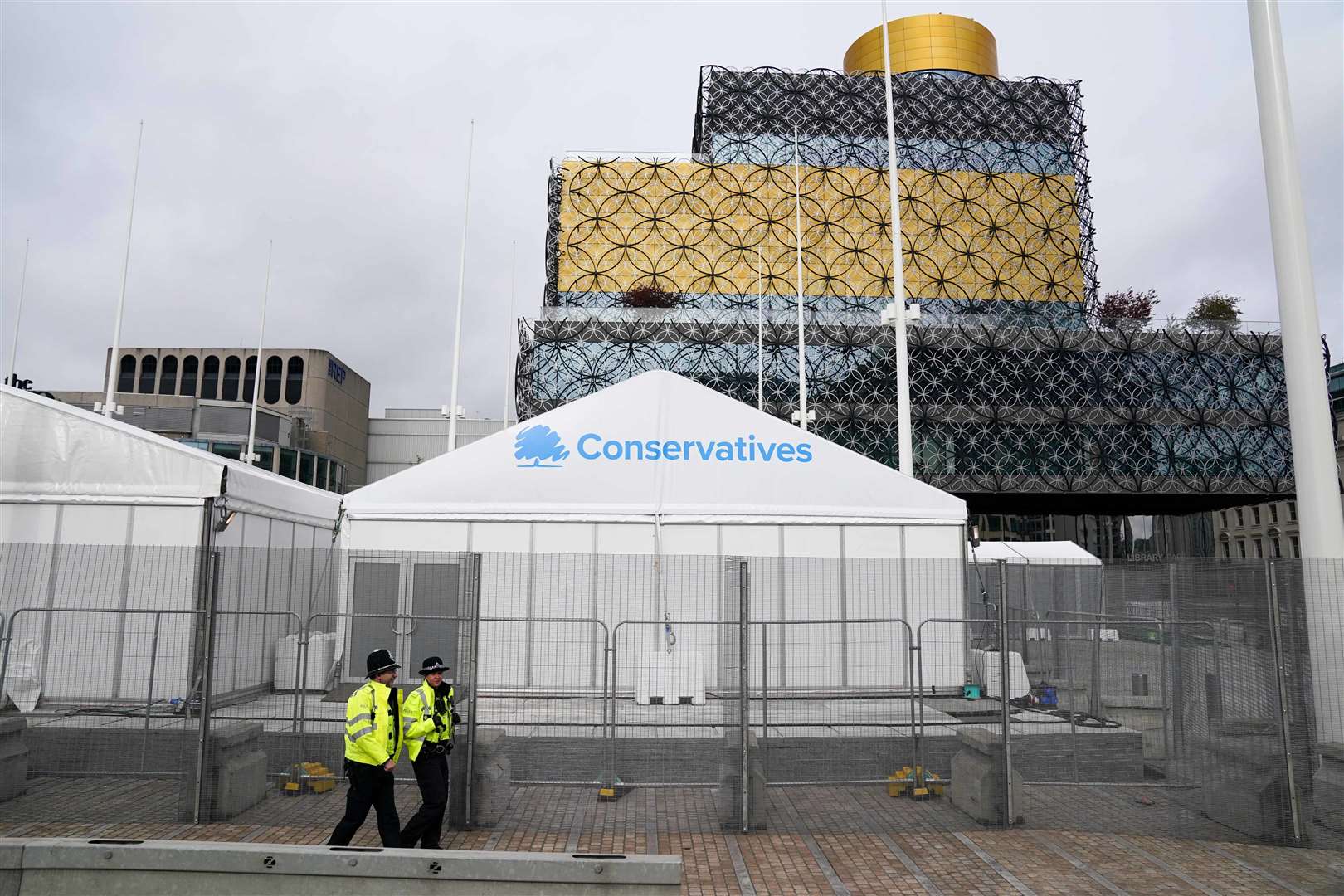 The conference is taking place in Birmingham (Jacob King/PA)