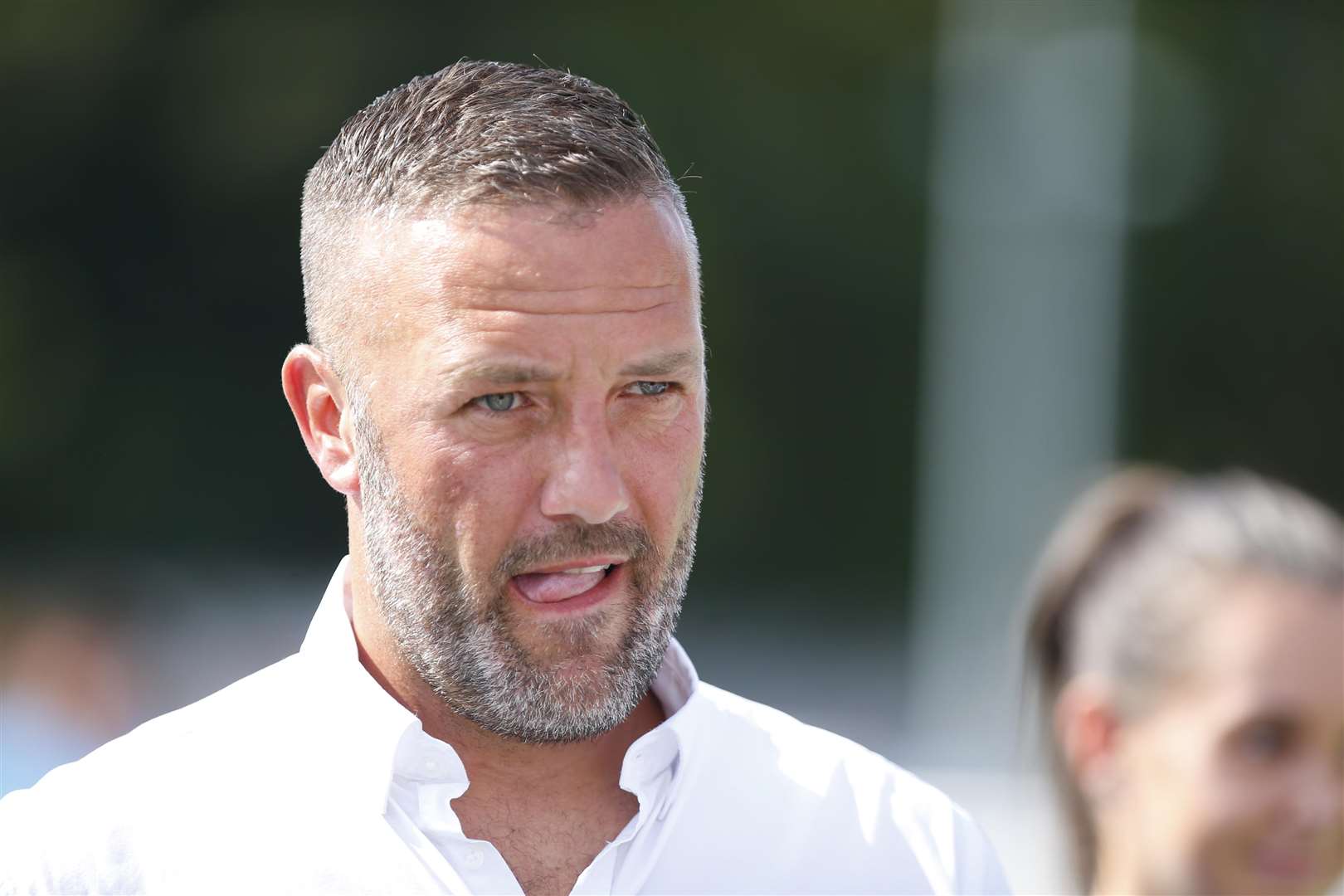 Maidstone United manager Jay Saunders Picture: Andy Jones