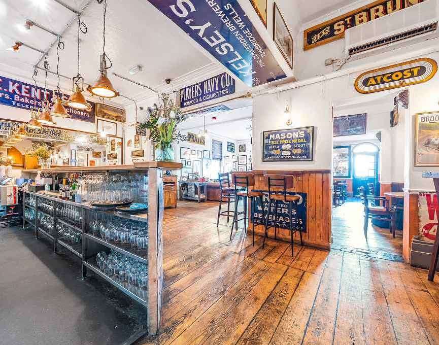 Inside Sankey's Bar & Kitchen on Mount Ephraim, Tunbridge Wells. Photo: Fleurets