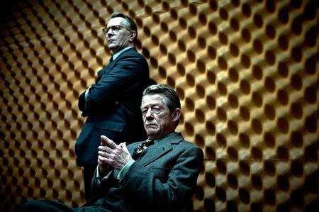 Gary Oldman as George Smiley, John Hurt as Control in Tinker Tailor Soldier Spy. Picture: Photo/Studio Canal.