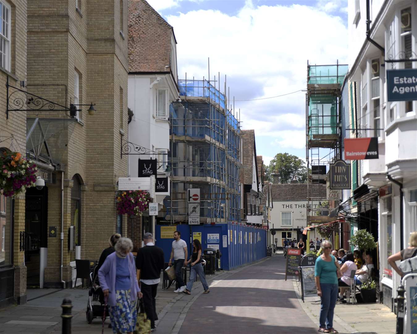 How the hotel build currently looks in St Margaret's Street