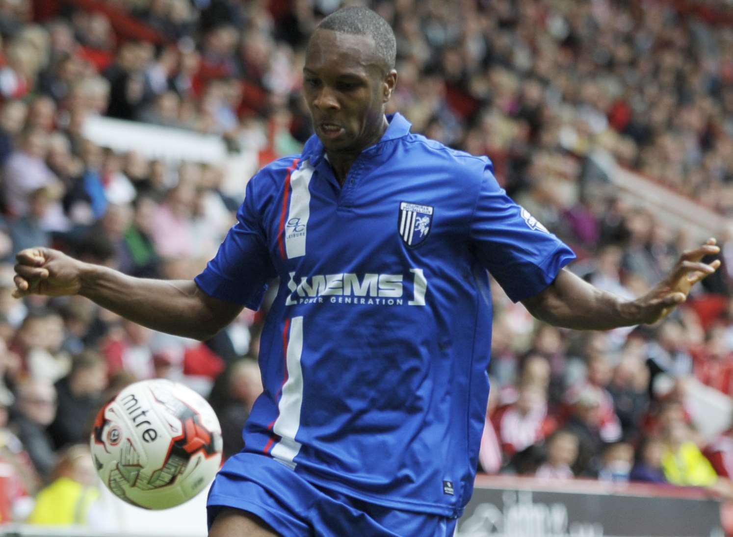 Gavin Hoyte in action for Gillingham. Picture: Barry Goodwin