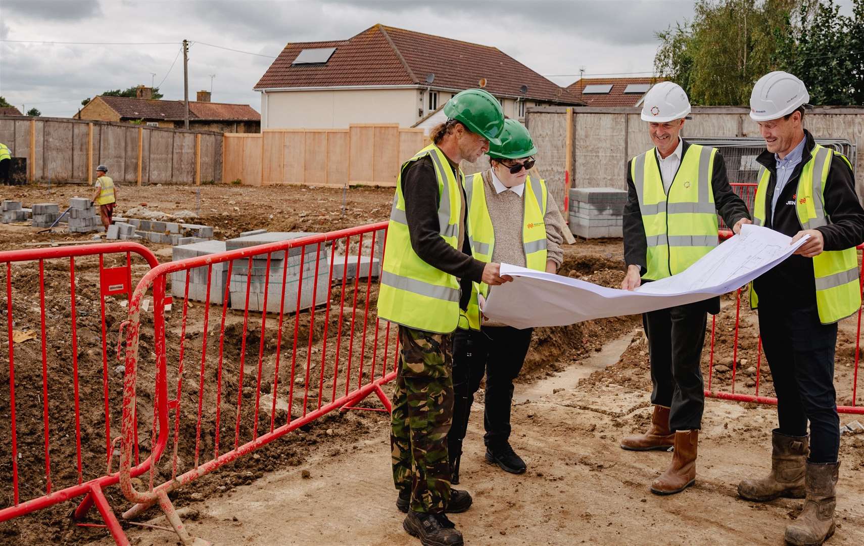 Four new homes are being built in Mill View, Ashford ahead of their estimated completion in August 2025. Picture: Kerri Collins