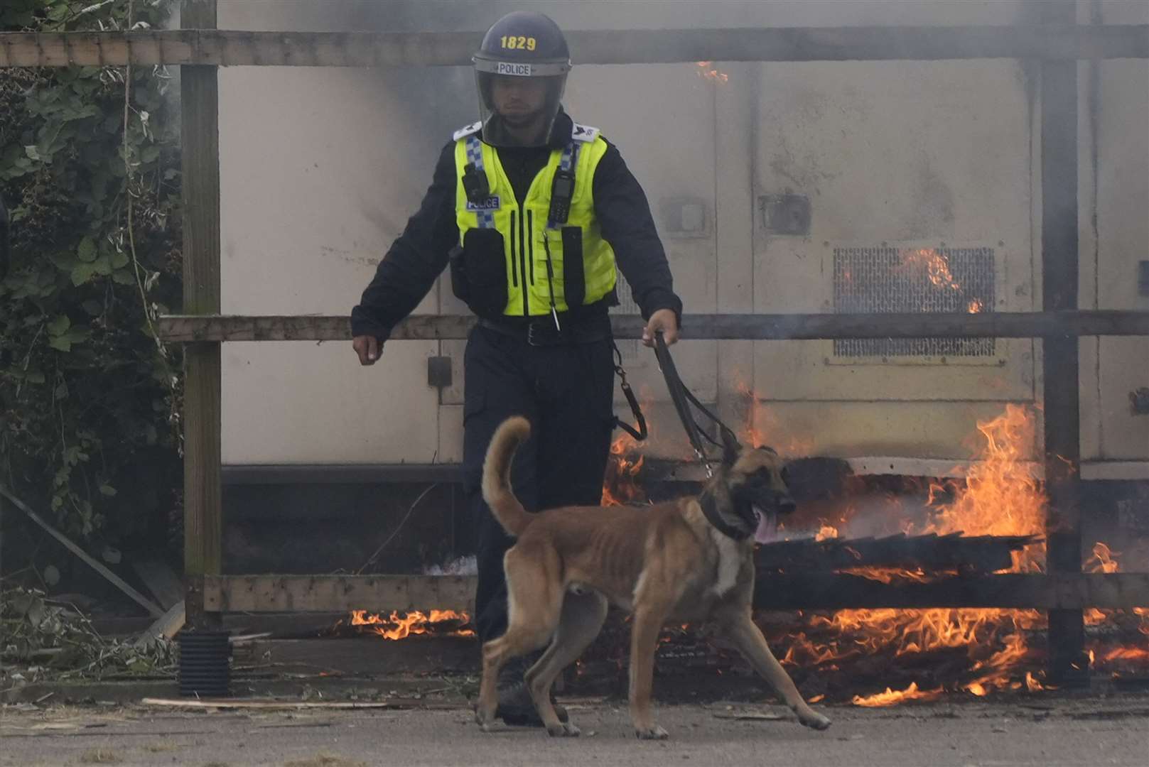 The rioting occurred in Rotherham on August 4 (Danny Lawson/PA)