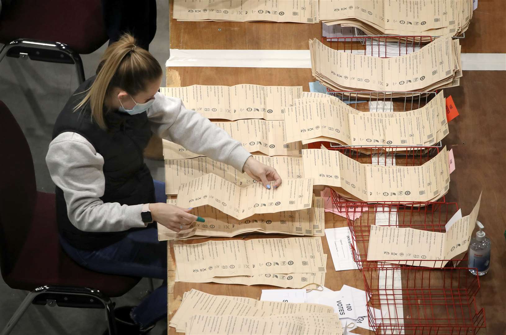 The election’s returning officer has sought legal advice to determine next steps (Andrew Milligan/PA)