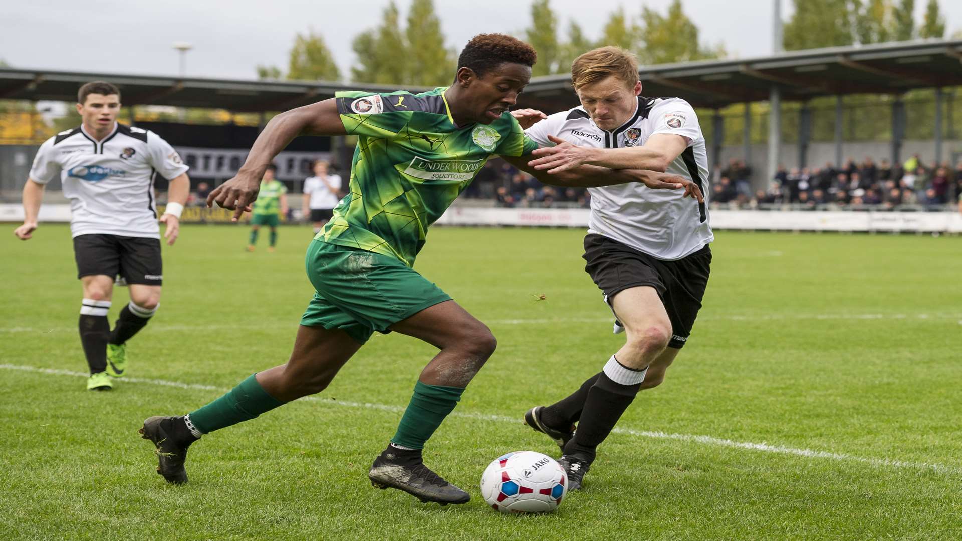 Callum McNaughton (right) is out for six weeks with a fractured metatarsal Picture: Andy Payton