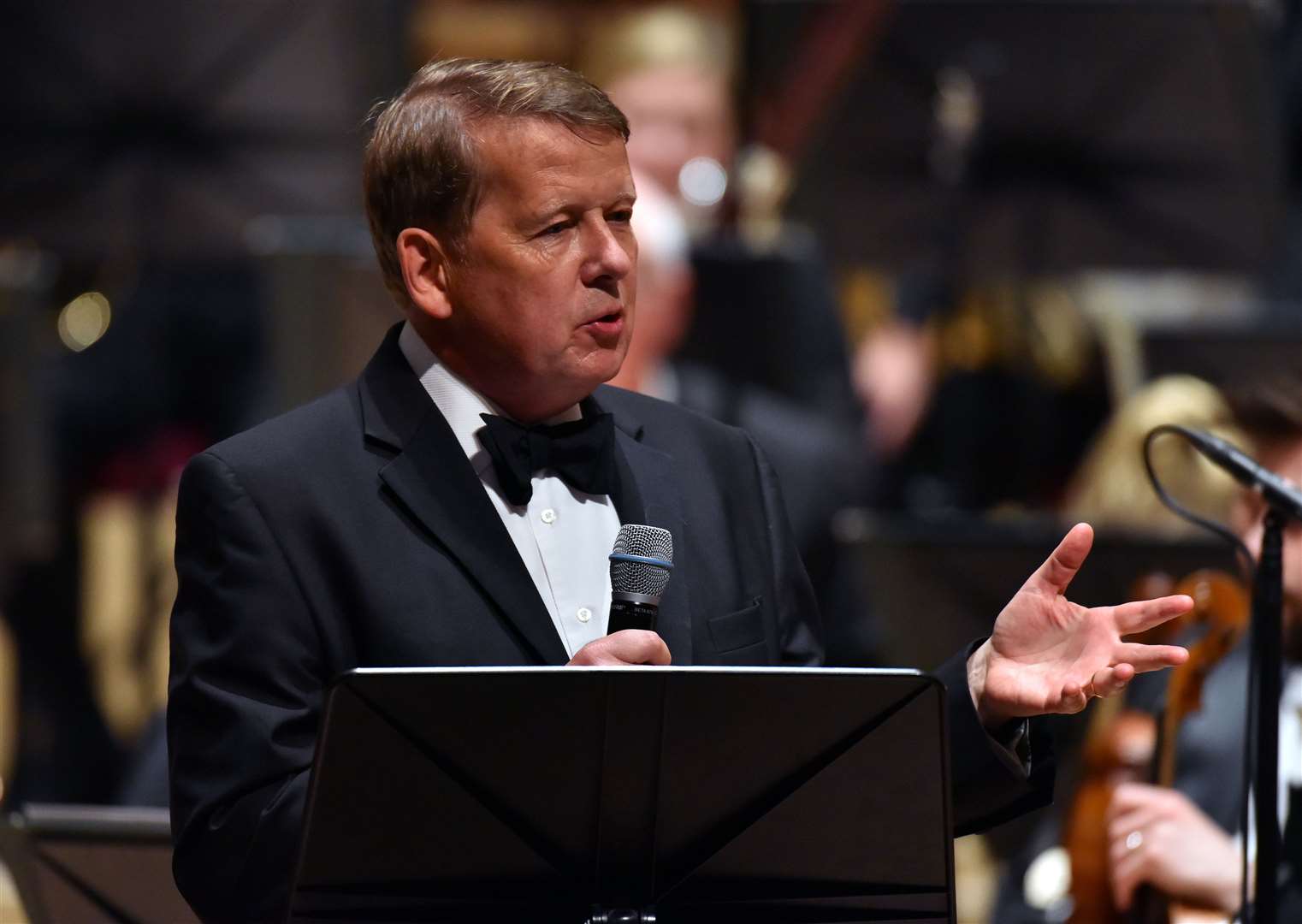 Bill Turnbull at Classic FM’s 25th birthday concert at the Liverpool Philharmonic Hall in 2017 (Matt Crossick/PA)