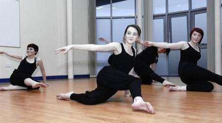 Dance students go through their moves at the Cascade Dance Academy at the Canterbury High School. Picture: Chris Davey