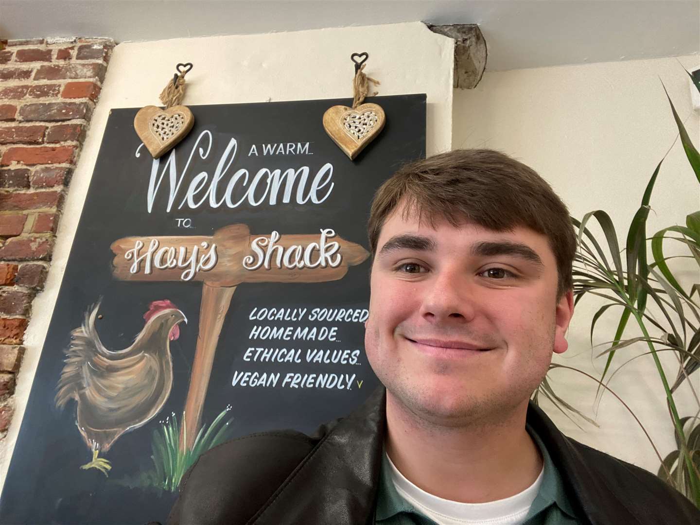 Reporter Max Chesson at Hay’s Shack in Sandwich