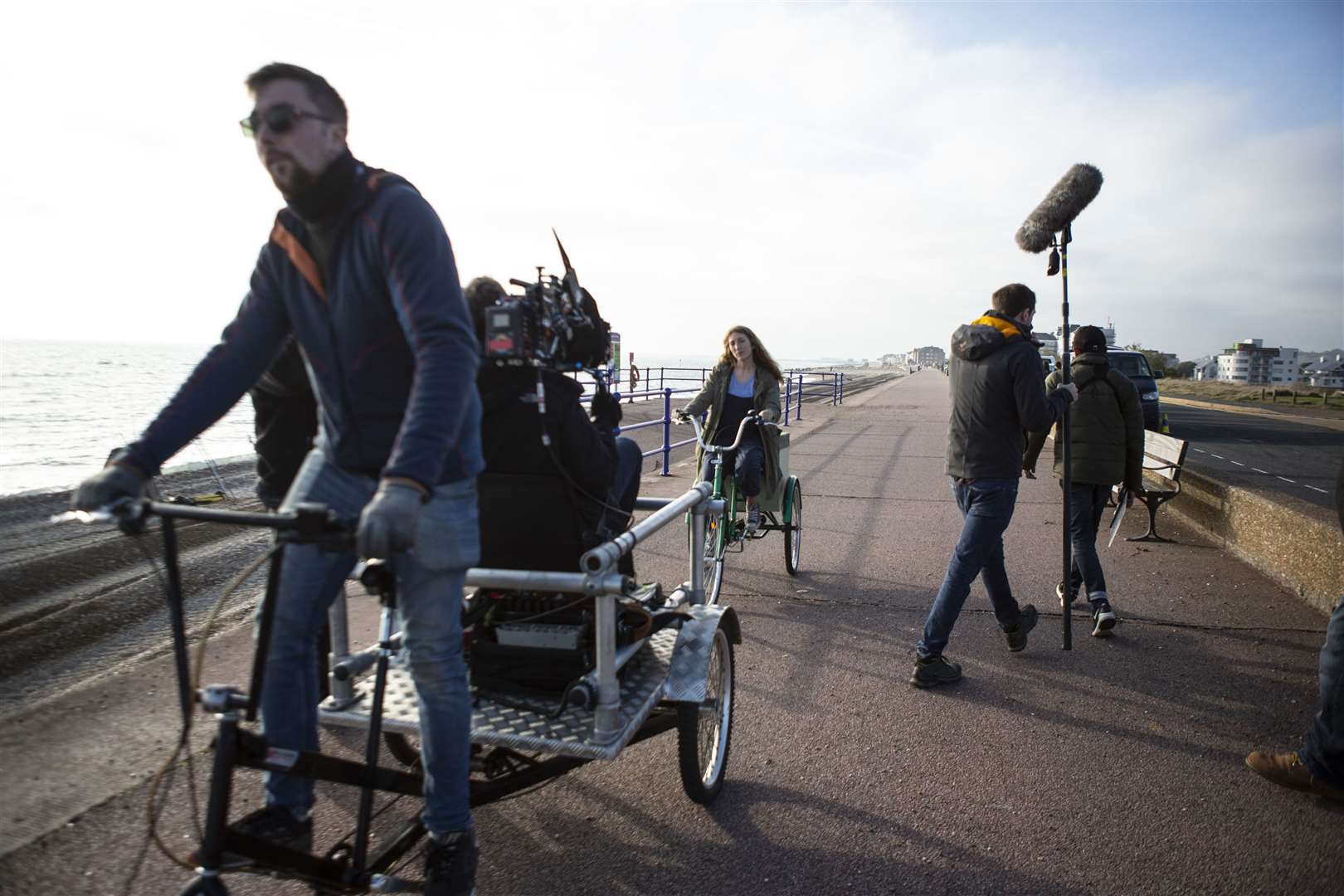 Photo shows series one being filmed in Kent. Two Brothers Pictures. Photographer: Luke Varley