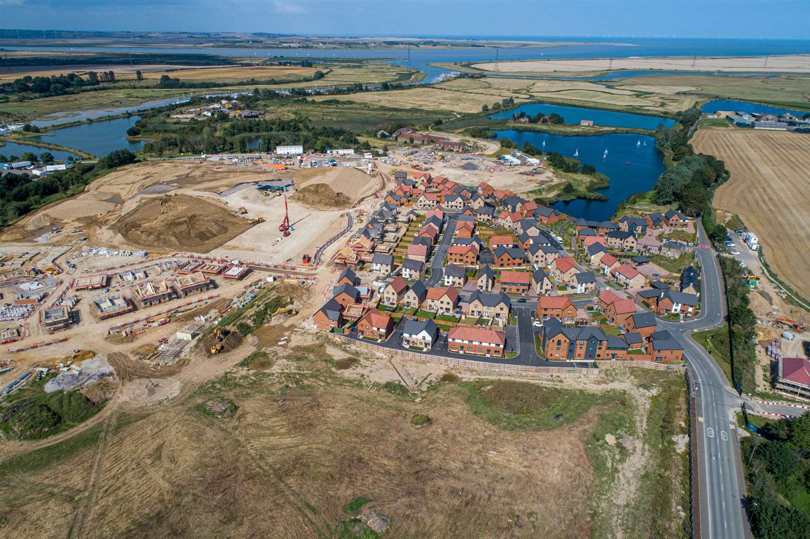 The development as seen from above. Picture: Anderson