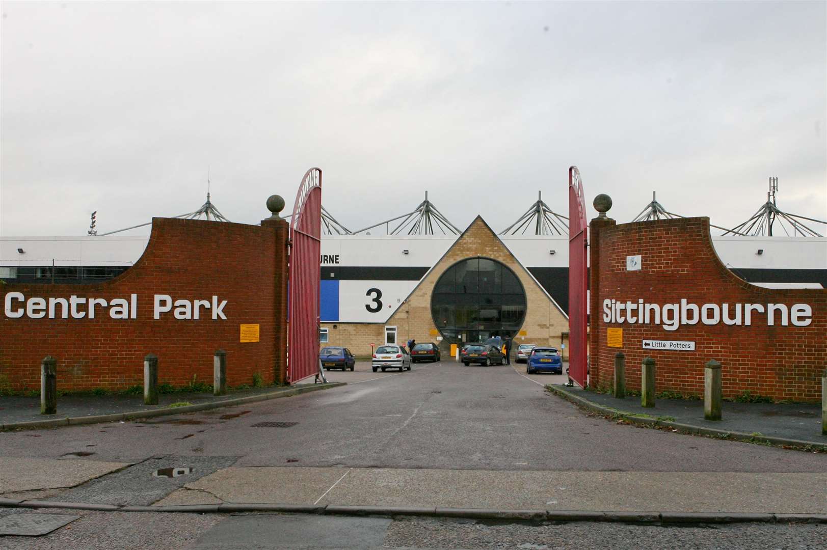 Sittingbourne FC used to play their matches at the Central Park stadium