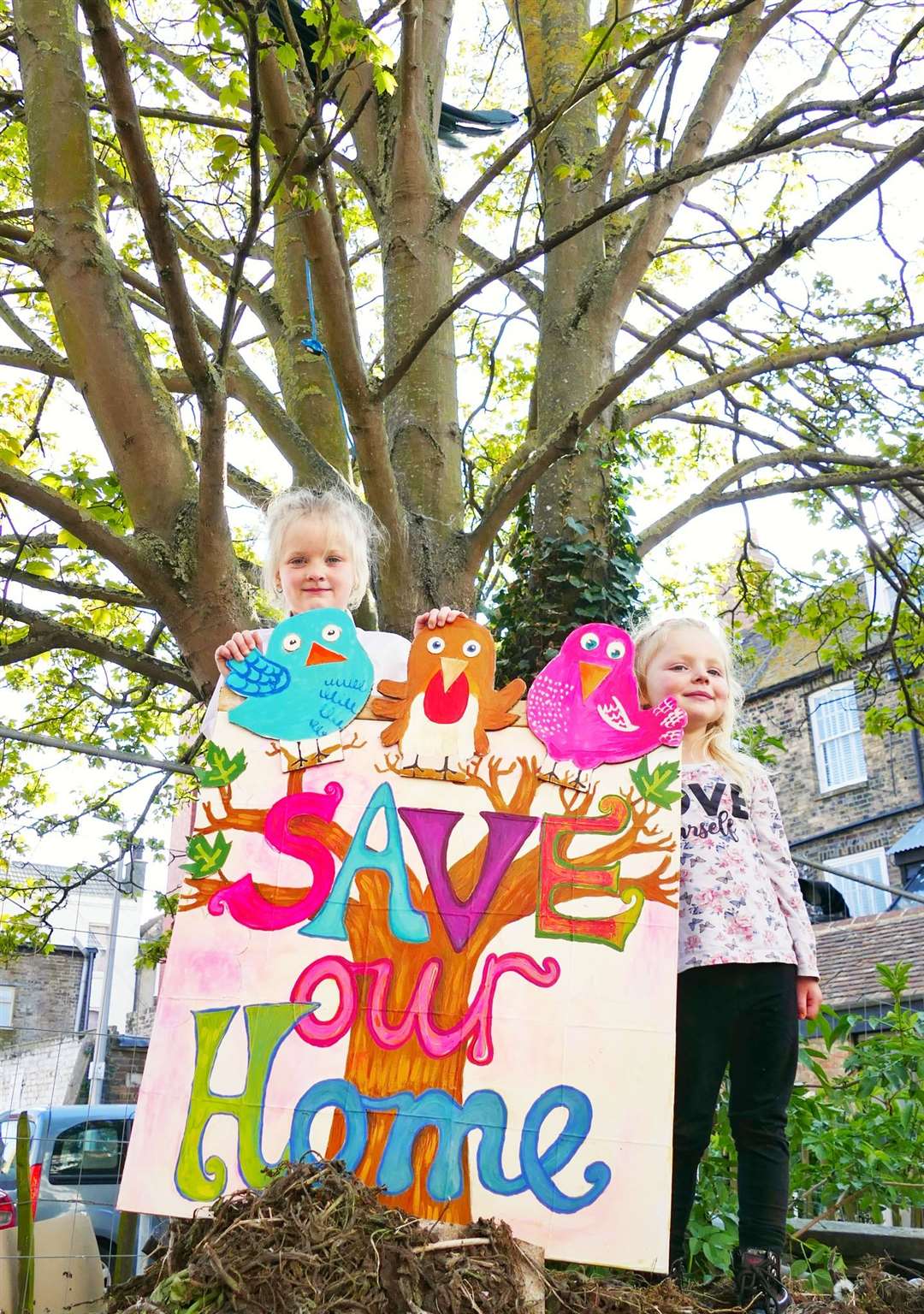 Save The Duke protesters at the site in Margate. Picture: Frank Leppard Photography