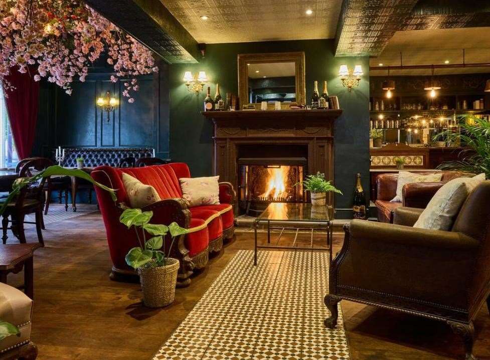 The new £50,000 refurbishment saw a new fireplace added in The Tunbridge Wells Hotel and Restaurant, located in The Pantiles. Photo: Christie & Co, Hotels