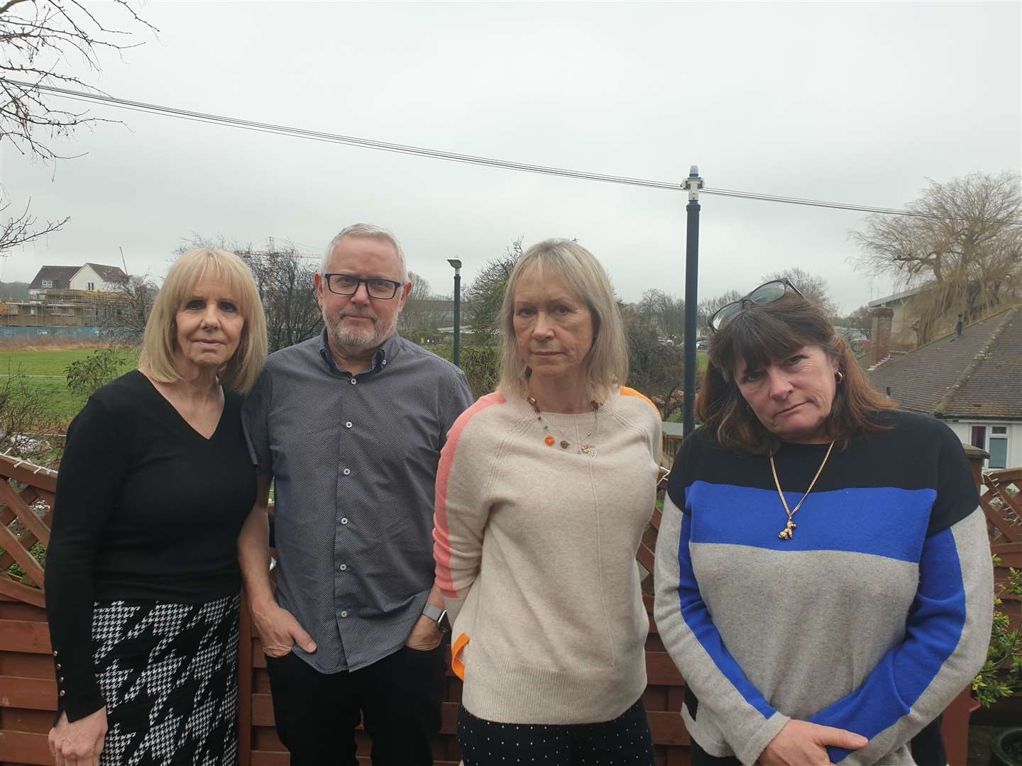 Concerned Canterbury B&B owners Paul Hayter, Heidi Griffin, Sandie de Rougemont and Lisa Delaway