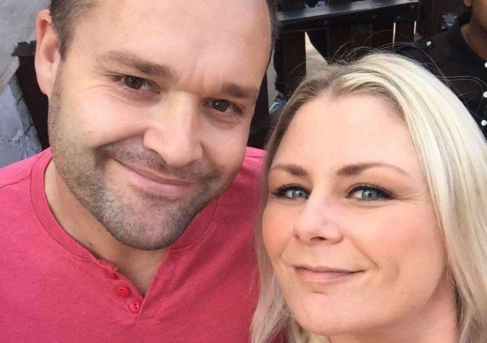 Kevin Rowlands and fiancée Tracy King met two years ago