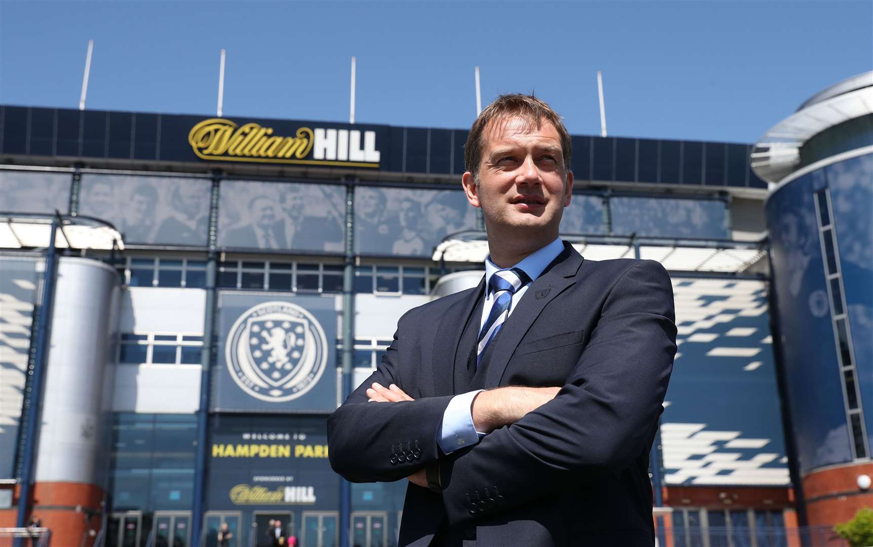 Ian Maxwell was at Hampden when he decided to make a Specsavers appointment (Andrew Milligan/PA)