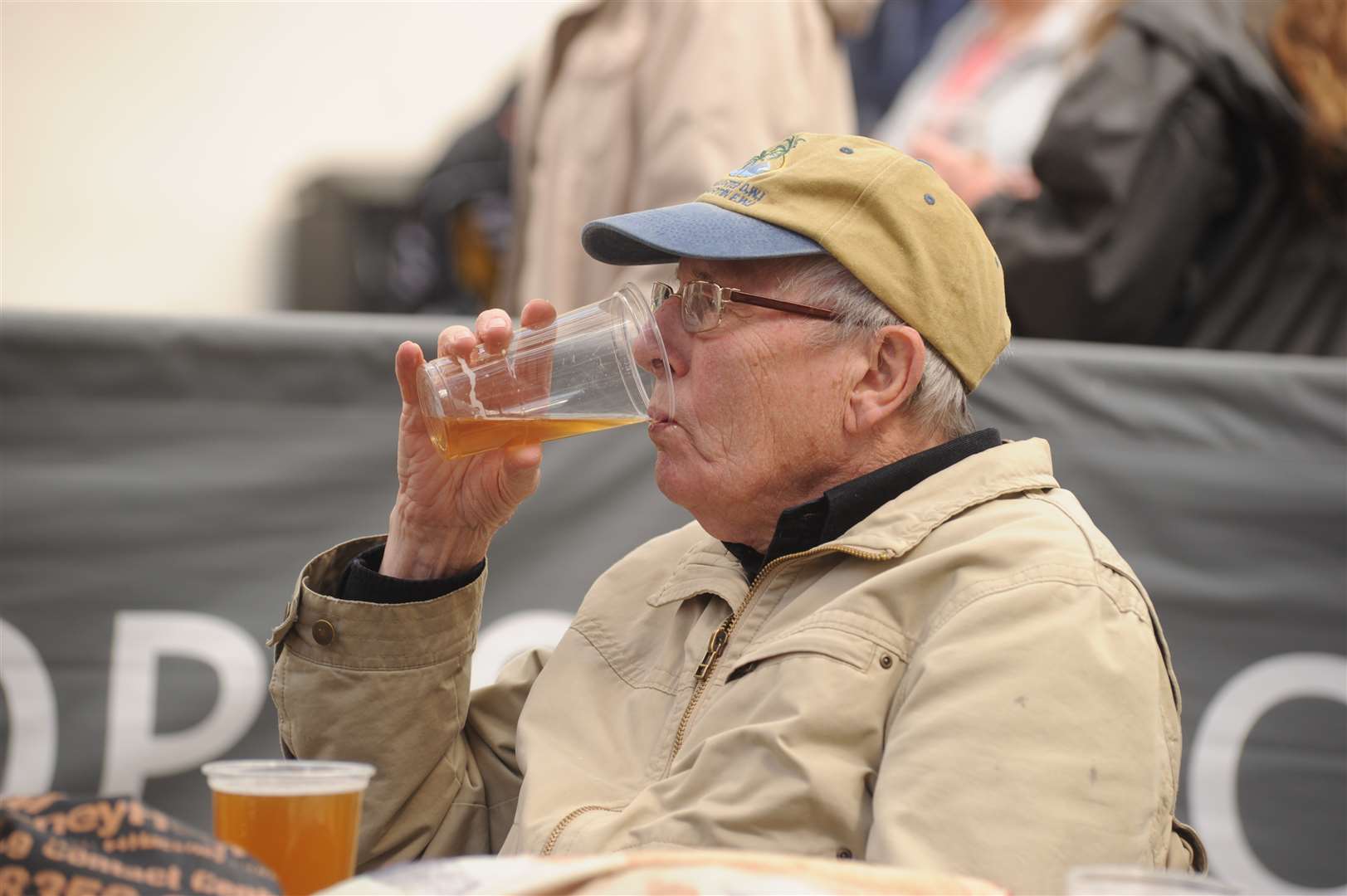 On a warm and sunny day, fresh pints were gratefully received.