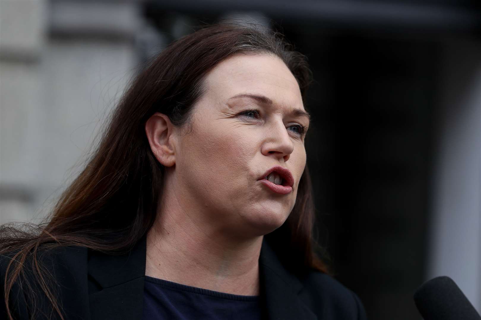 Sinn Fein’s Louise O’Reilly says the situation of homeless in her constituency worsens every year (Brian Lawless/PA)