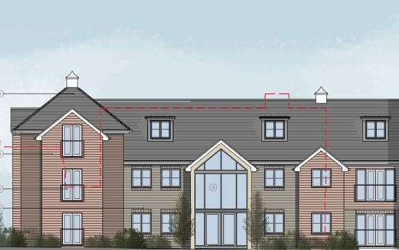 Plans have been submitted to knock down Spice Lounge in Coxheath and build retirement flats in its place (10008910)