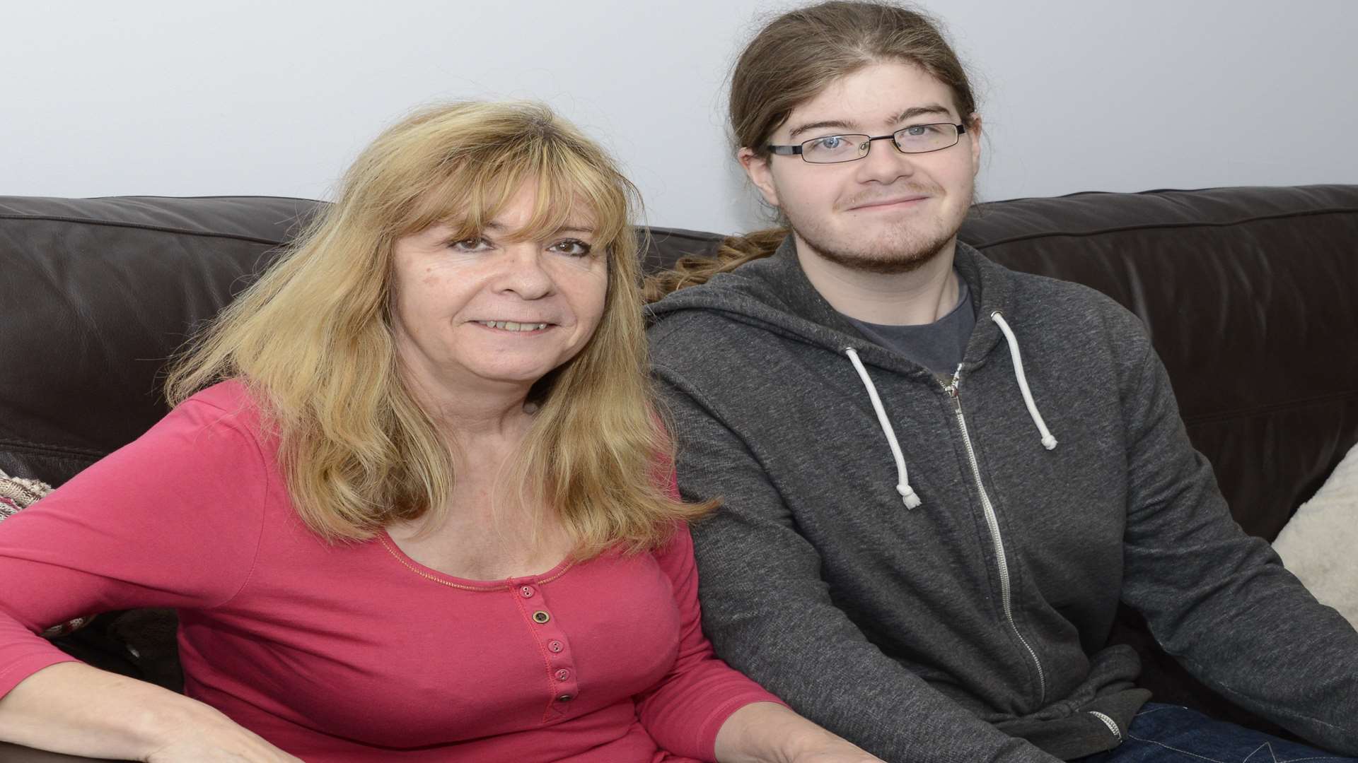 Daniel Hegarty and mum Jo at home in Burton Road