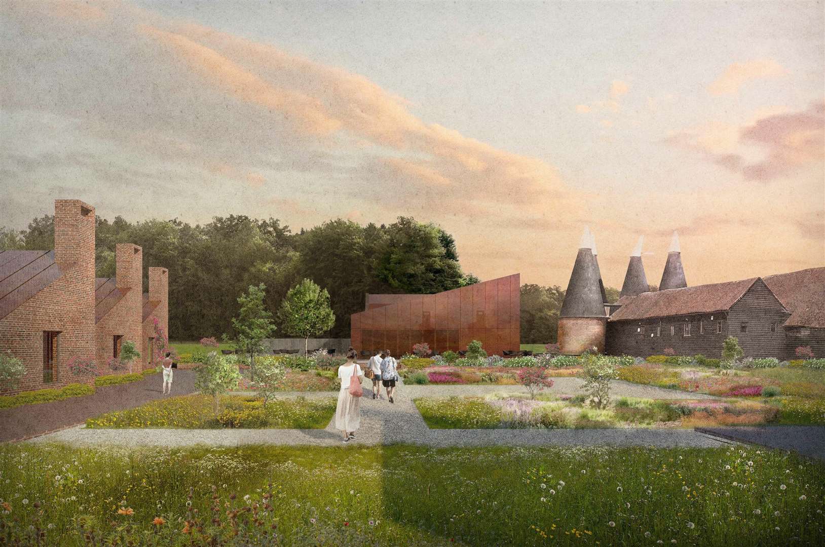 An artist's impression of how the brewery at Manor Farm estate will look Picture: TaylorHare