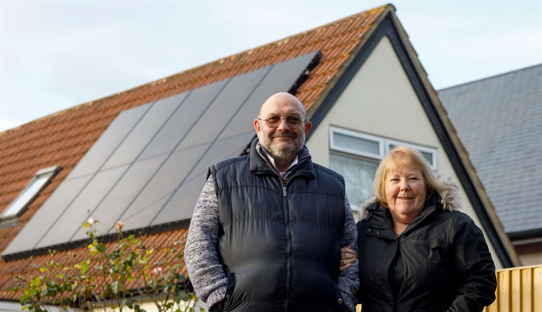 Keith Jenkins from Sheerness, who installed 10 Solar Panels and battery storage through Solar Together, shares his positive experience. (Image: Solar Together)