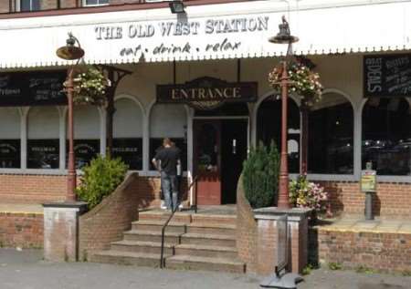 pub tunbridge wells station west old suspect serious held after assault walker matthew