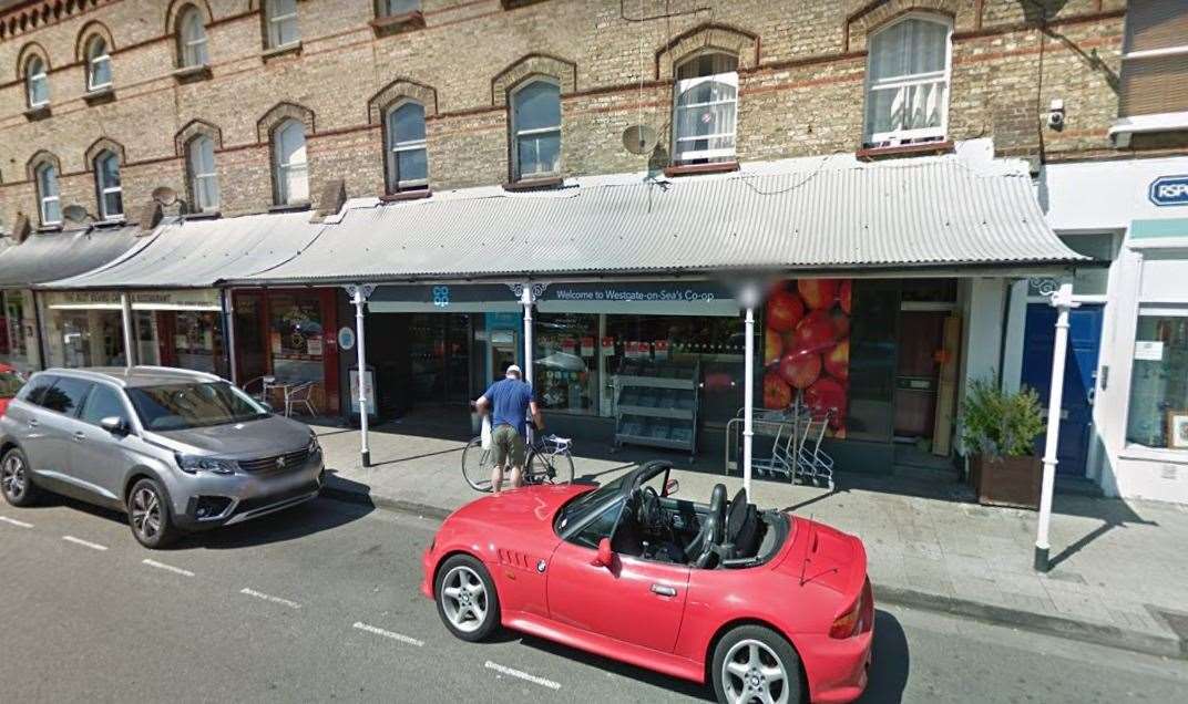The Co-op store in Station Road, Westgate, was raided this morning. Picture: Google Street View